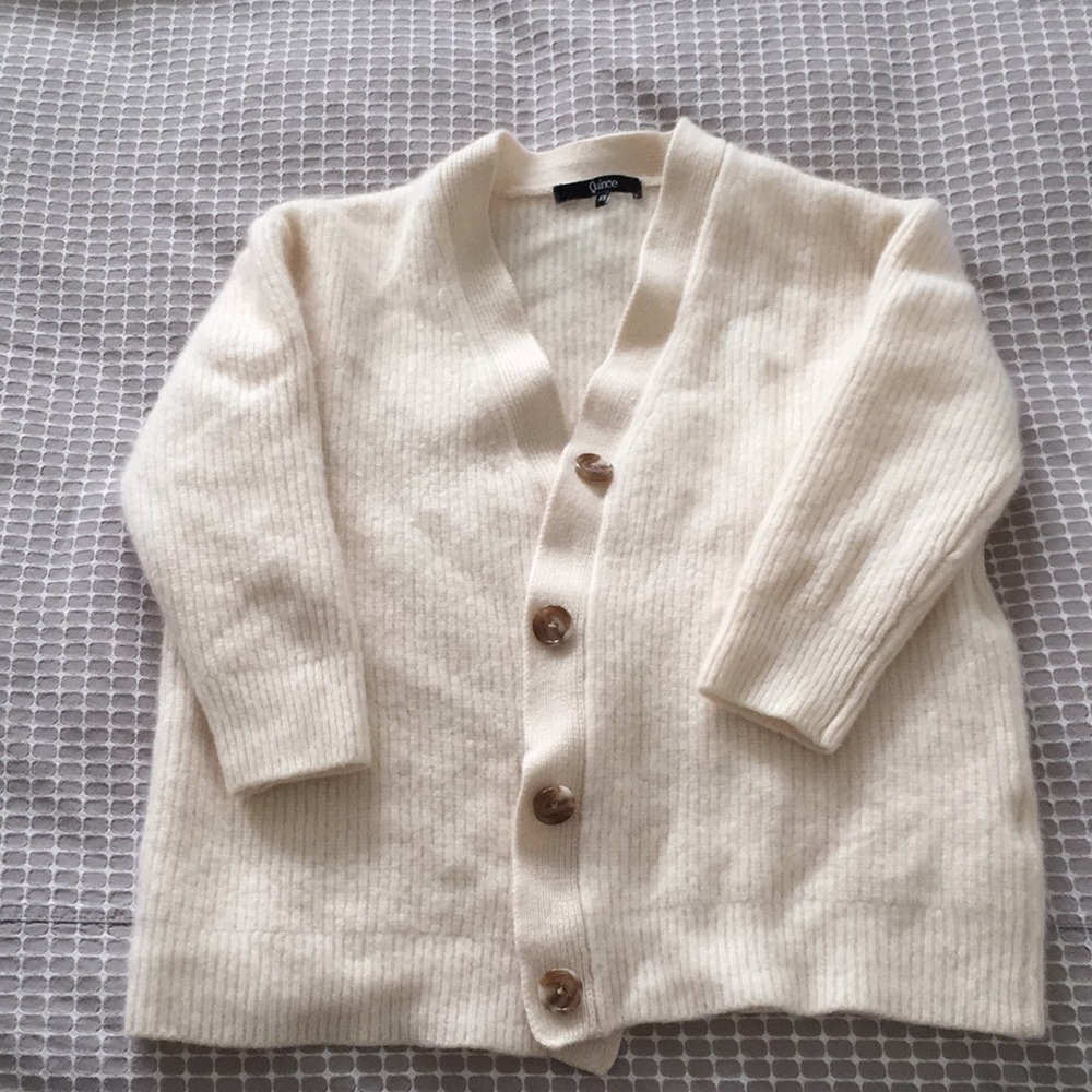 Cashmere cardigan from Quince
